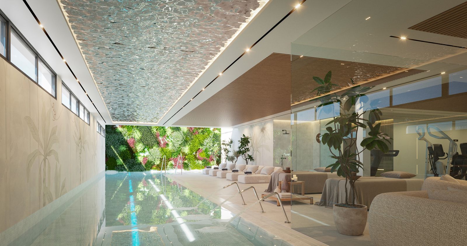 20 luxury pool room with garden view